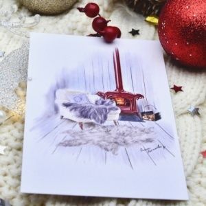 Шаблоны новогодних открыток