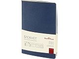 Бизнес - блокнот А6 (105 х 148 мм) "Conceptual Office" 32 л., синий