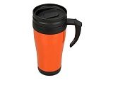 Кружка с термоизоляцией "Silence" 350мл, оранжевый (Р)